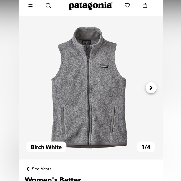Women’s Patagonia Vest in piki green - Picture 2 of 3